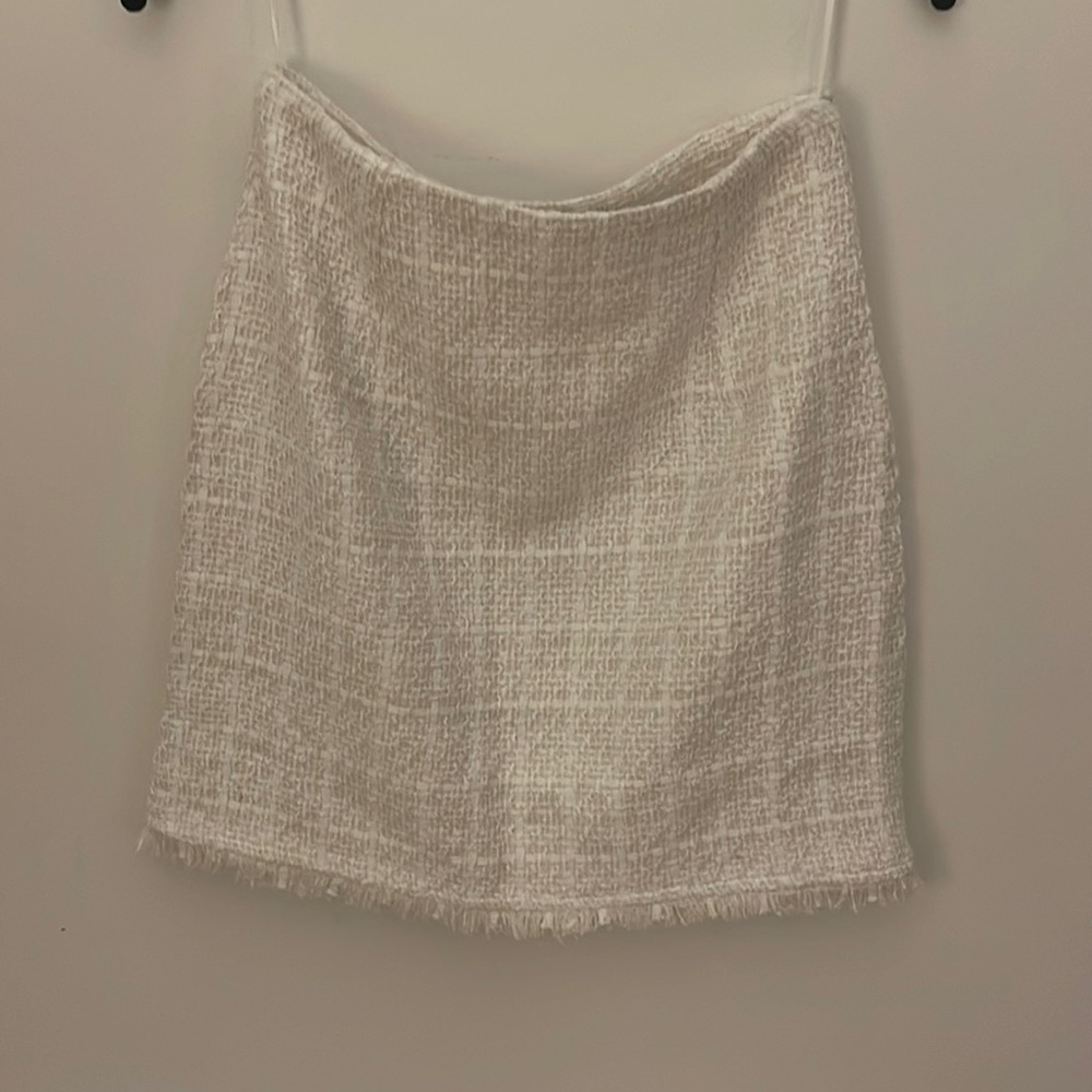 White Pink Lilly skirt in Small